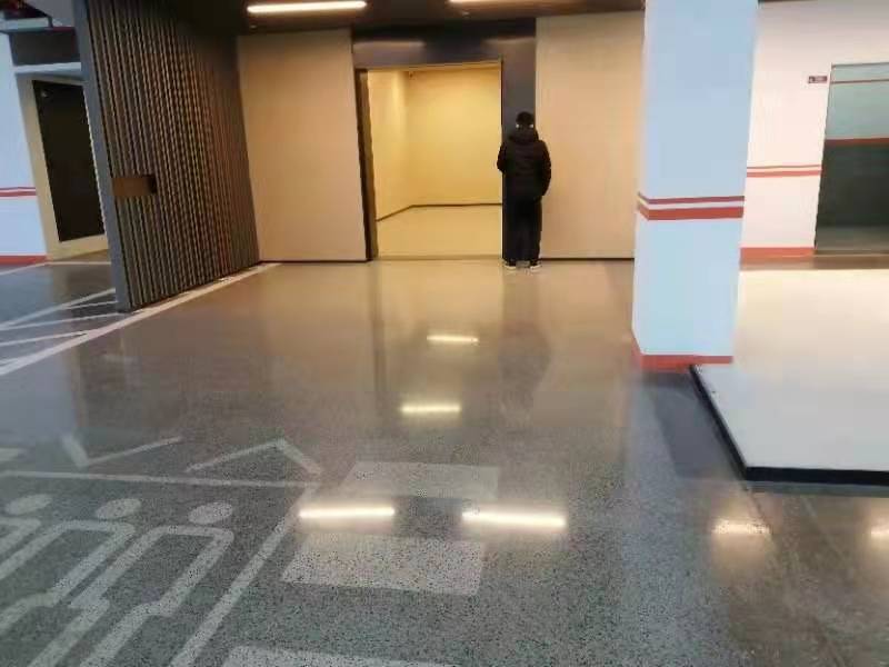 灰色系無機(jī)磨石地坪